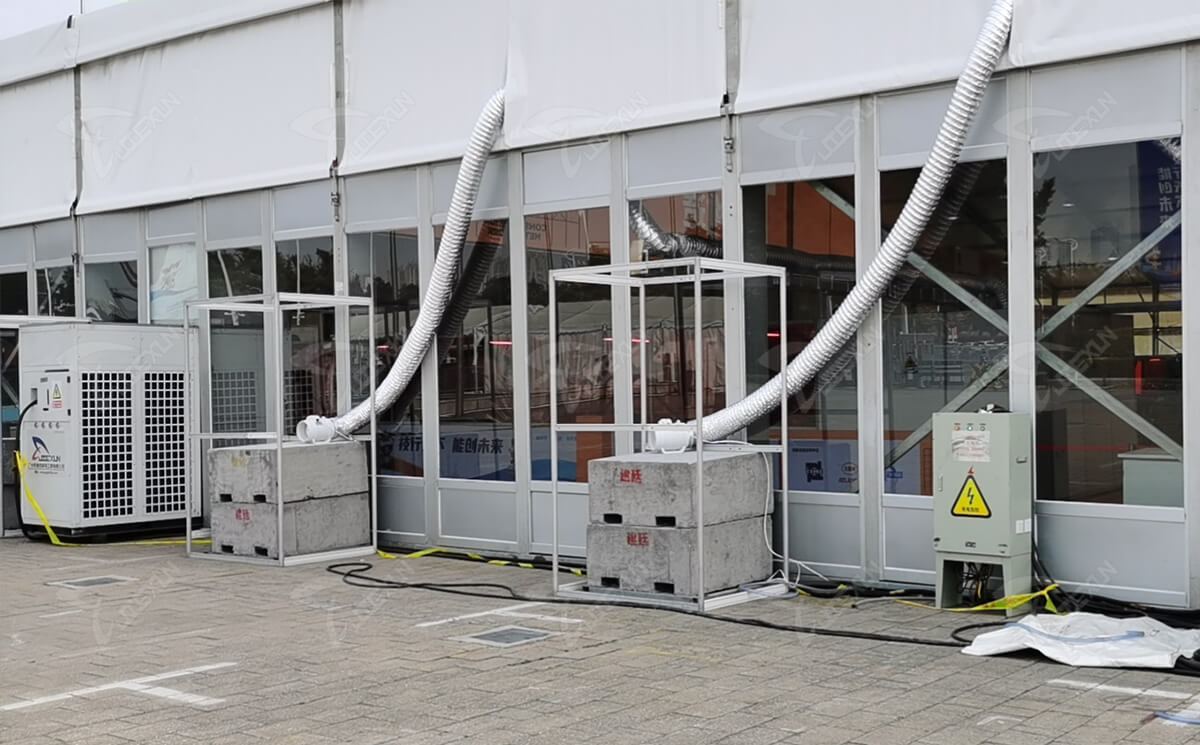 展覽帳篷出租展會篷房定制空調租賃