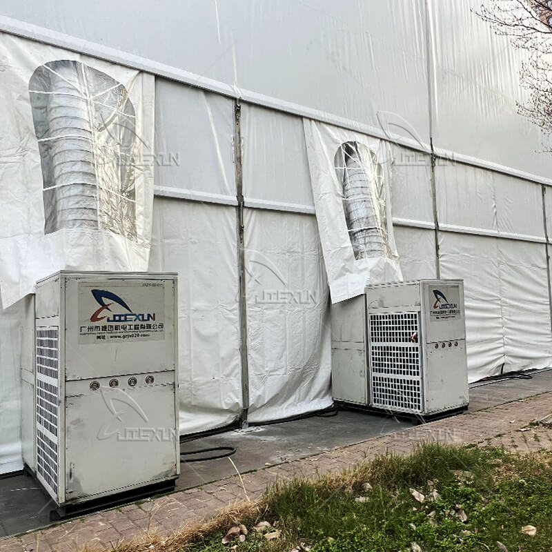 展會中央空調(diào)室外機(jī)