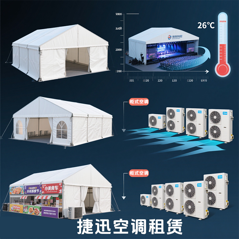 篷房展會空調租賃有哪些需要注意哪些問題